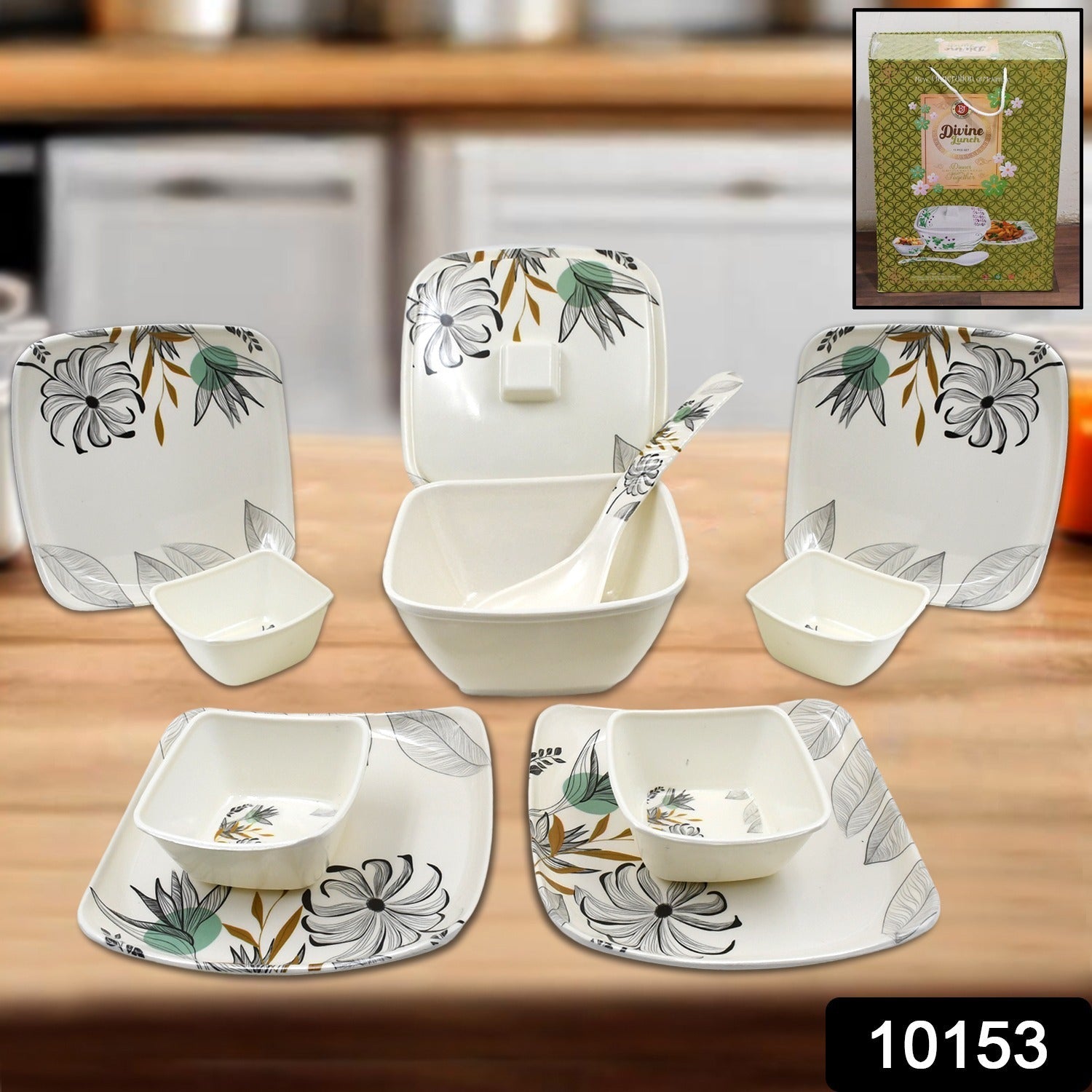 Divine Lunch Tableware Dinner Set (11 Pcs Set) Divine Lunch Tableware Dinner Set (11 Pcs Set)